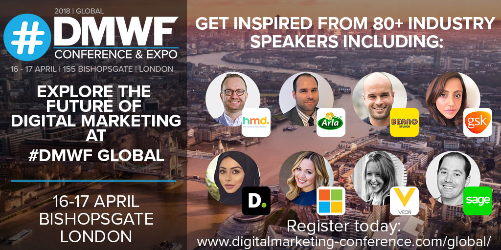London’s Digital Marketing Expo and Conference, DMWF Global Kicks off