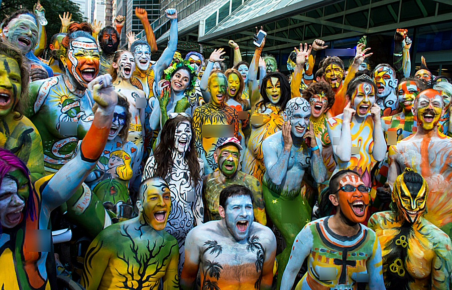 Human Connection Arts To Host Th Annual Nyc Bodypainting Day In Union