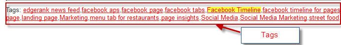 Facebook Tags