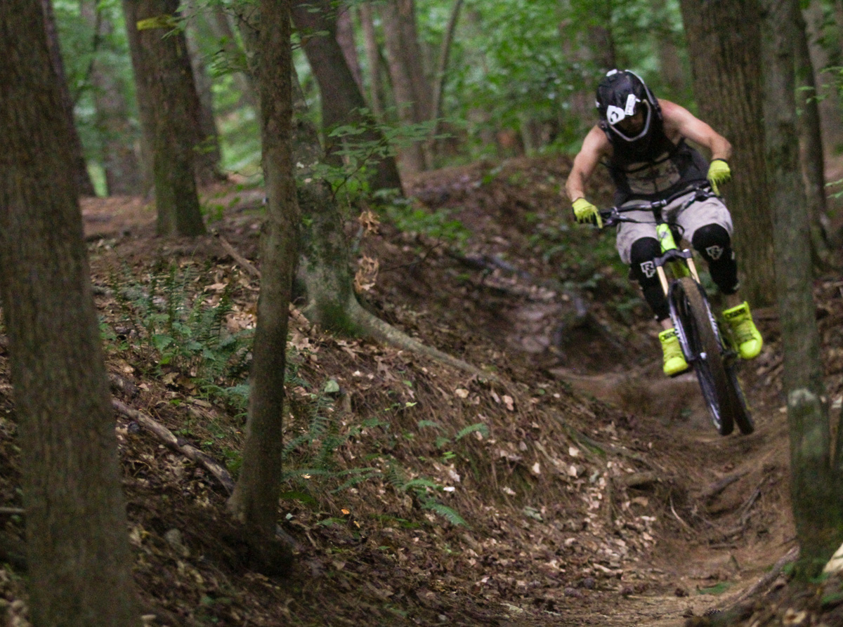 enduro style mountain bike