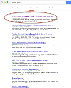 graphic design google news