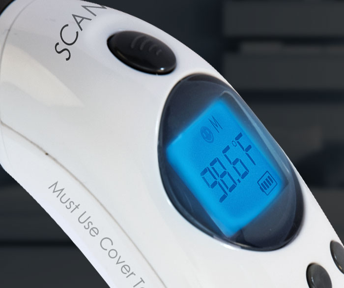 MOBI New Patented DualScan Ear and Forehead Digital Thermometer with
