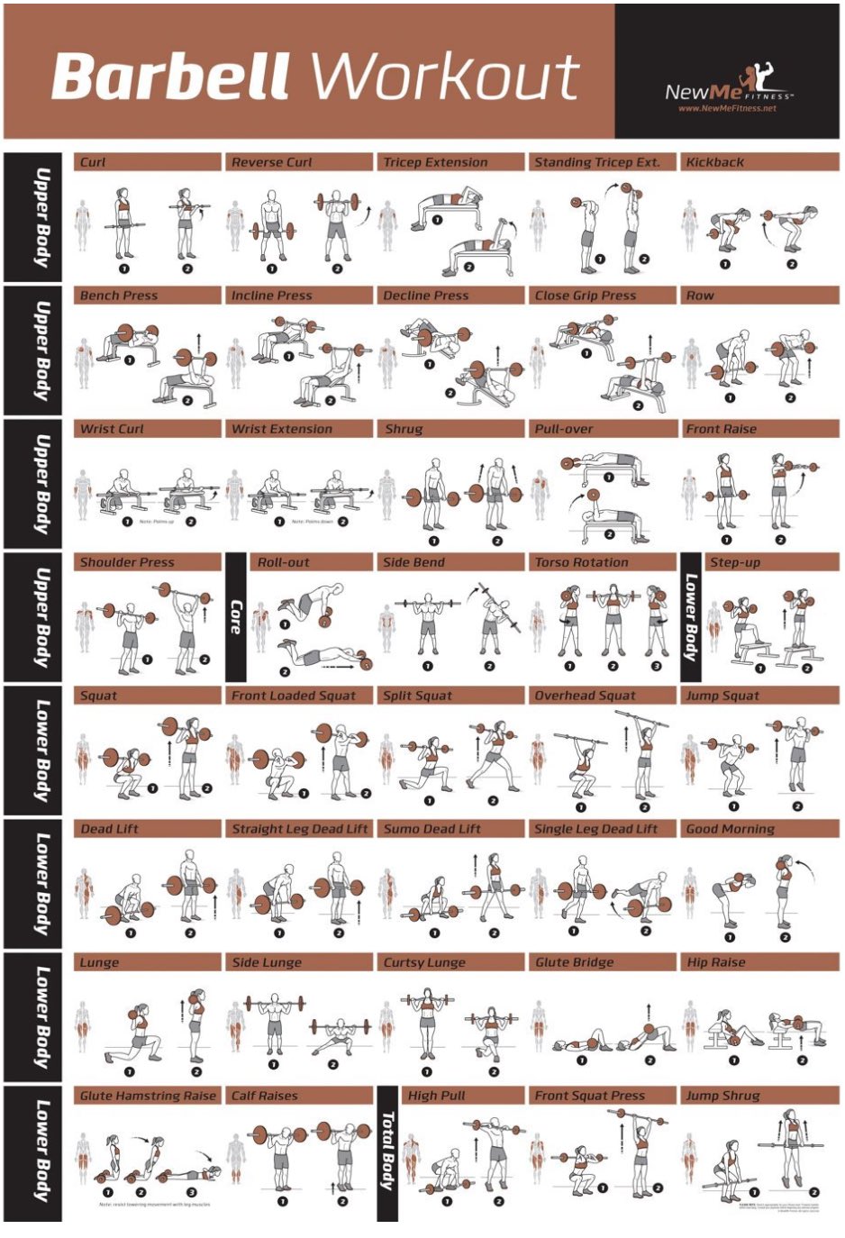 NewMe Fitness Releases Its First Barbell Workout Poster NewMe Fitness Releases Its First Barbell Workout Poster