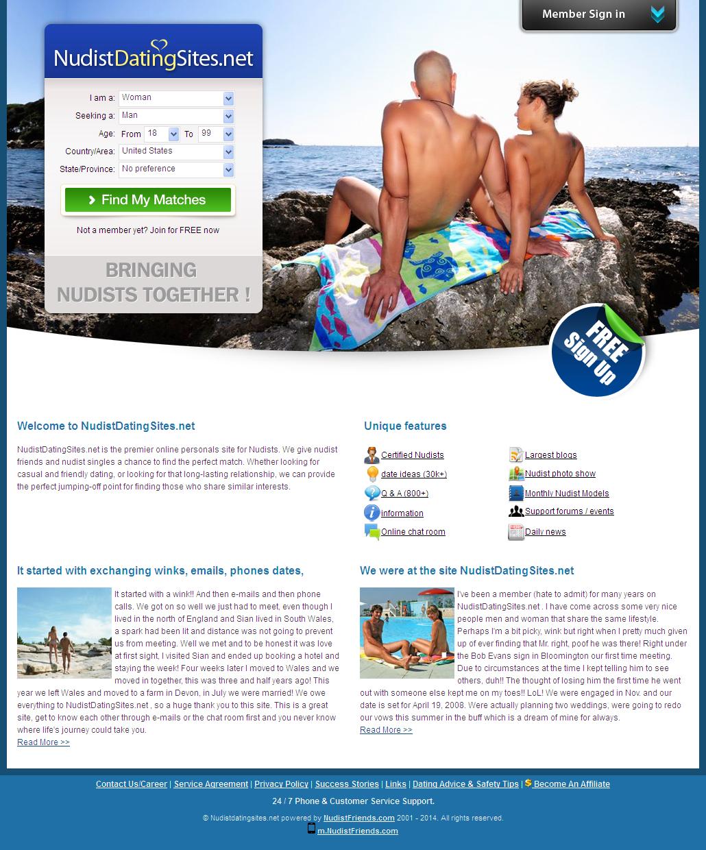 NudistDatingSites.net, Revolutionary Dating Site for Nudists all Over the  World | PRUndergroundPRUnderground