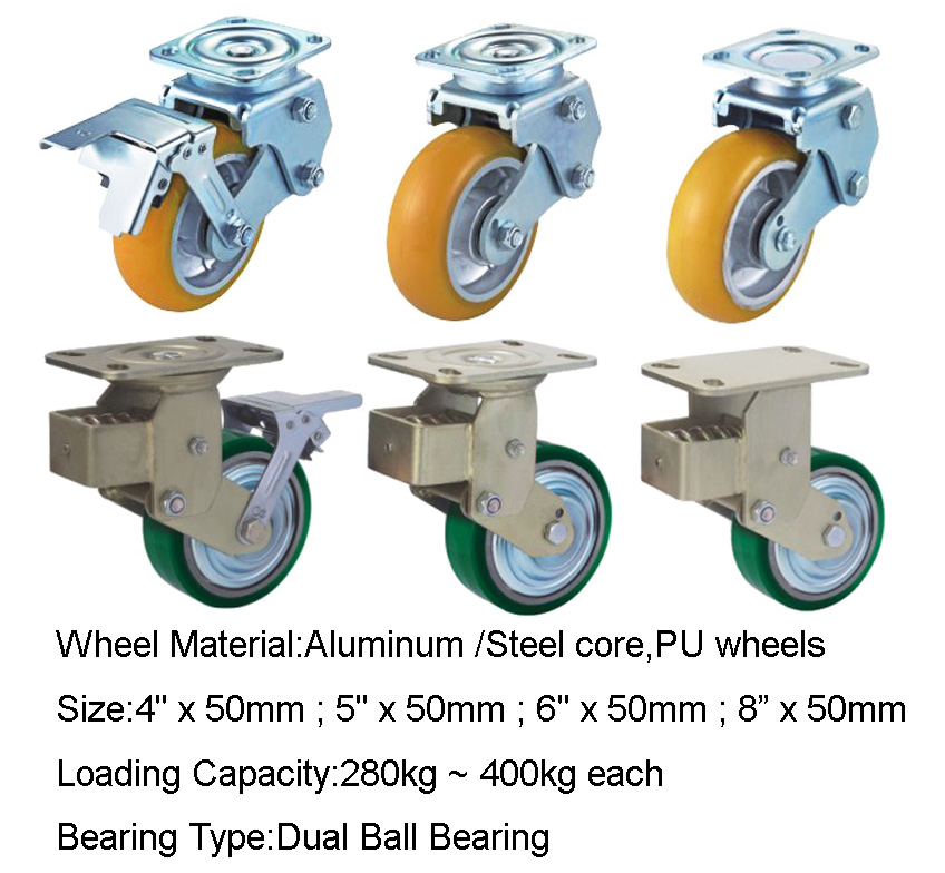 Xinchen Casters Company produce Spring loaded casters and shocking