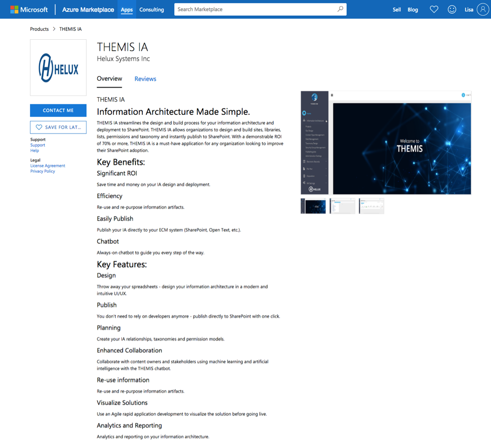 themis now available in the microsoft azure marketplace press