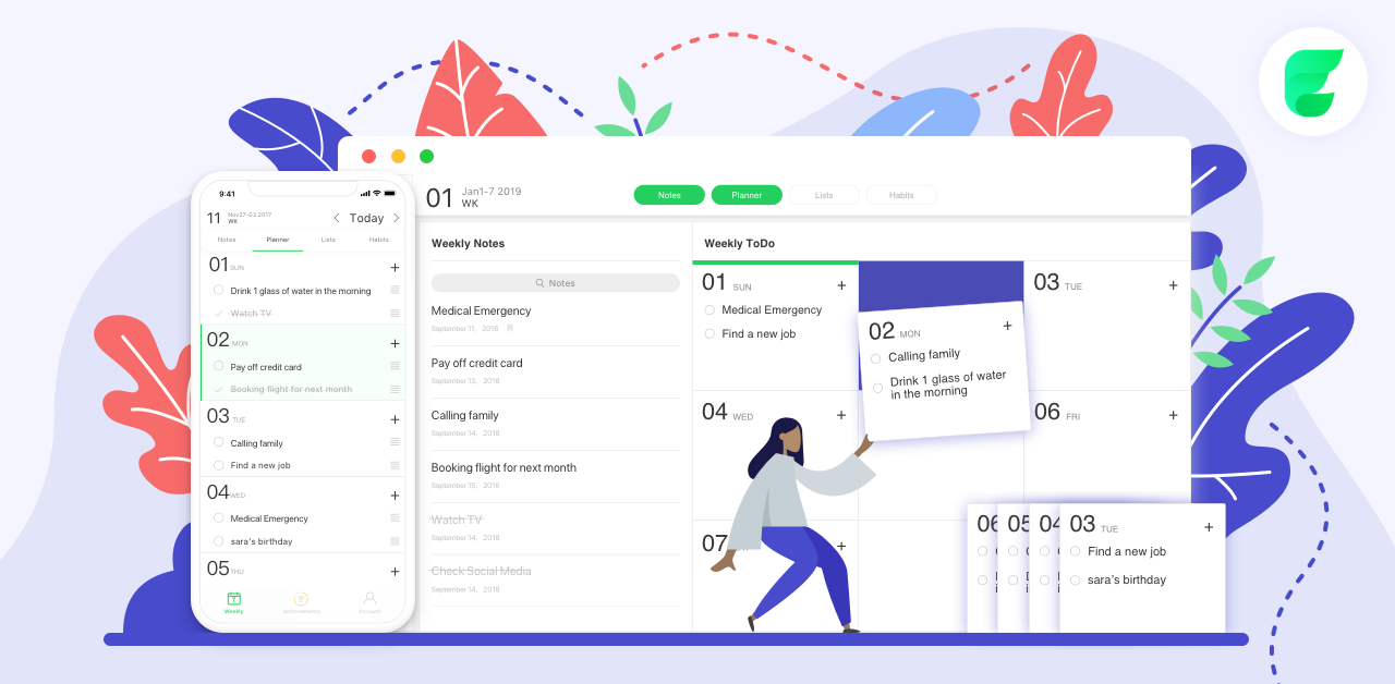 Elisi Digital Bullet Journal App on All Mobile and Desktop Platforms