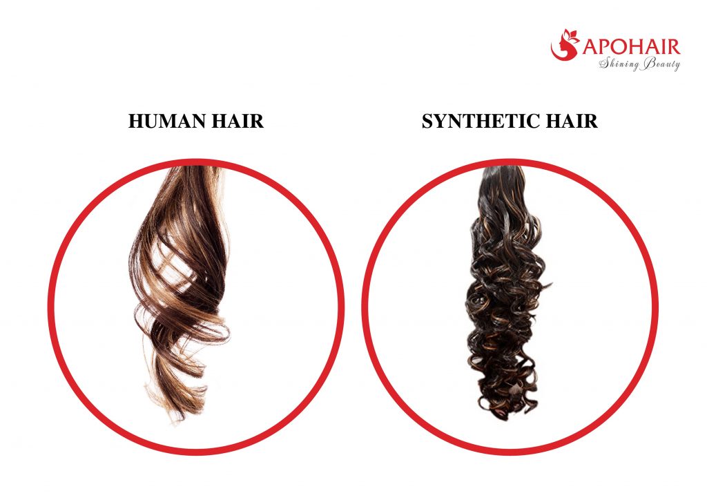 human hair vs synthetic hair