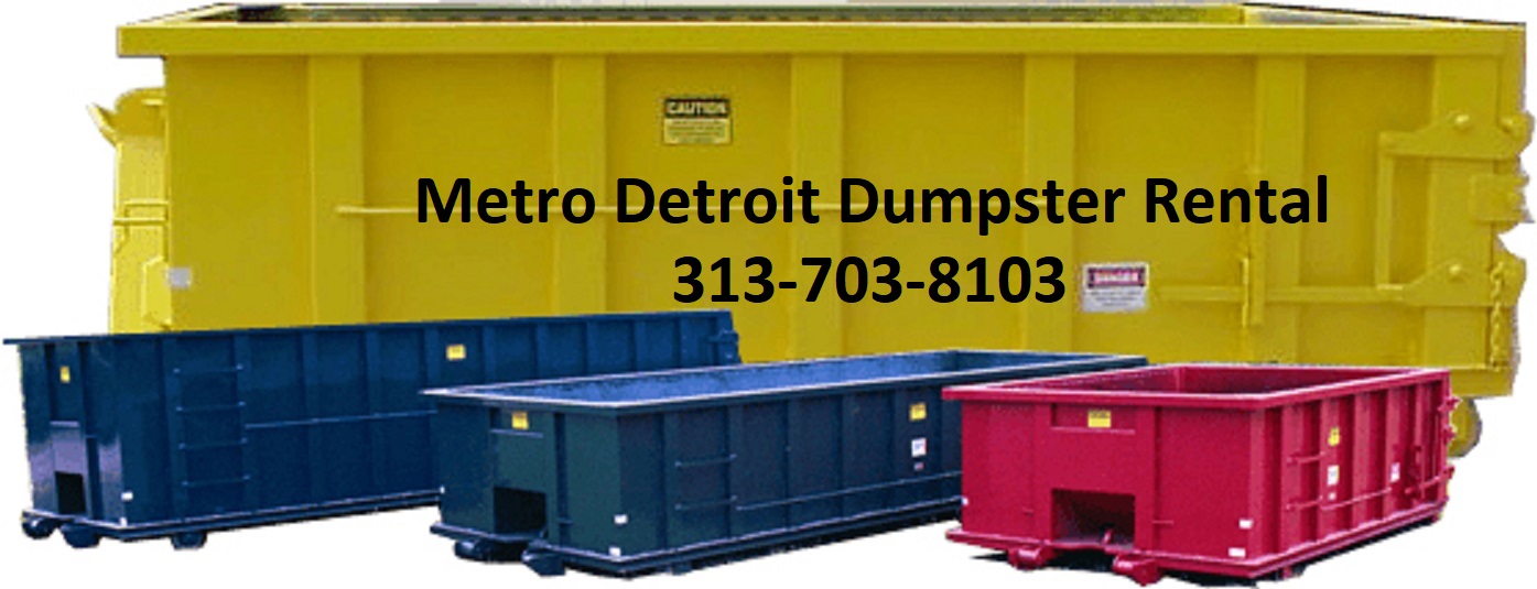 Metro Detroit Dumpster Rental