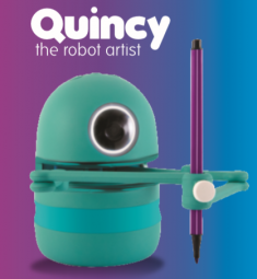 Quincy the Robot Artist Scan & Draw   Spelling Games   Math Games 