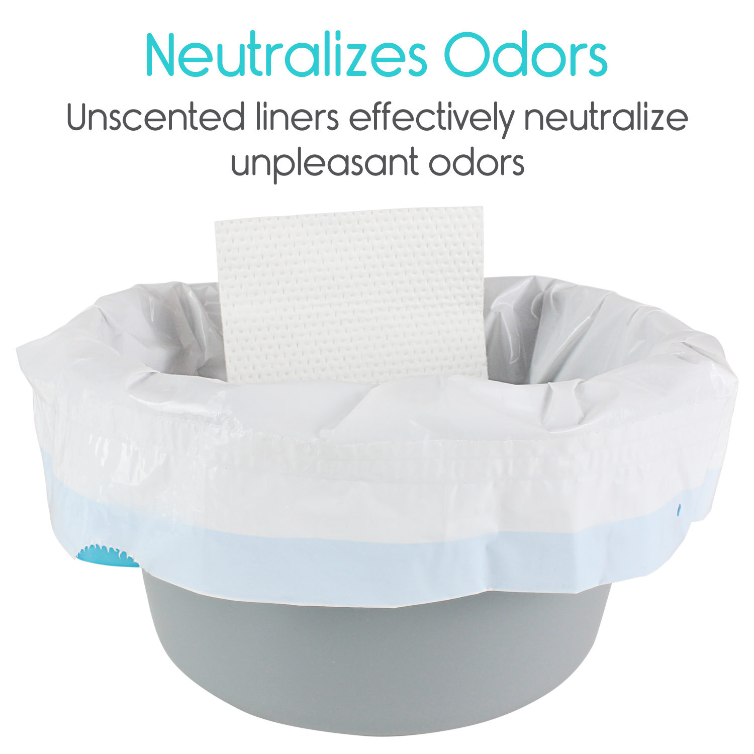 Vive 24 pack of commode liners with absorbent pad now available at