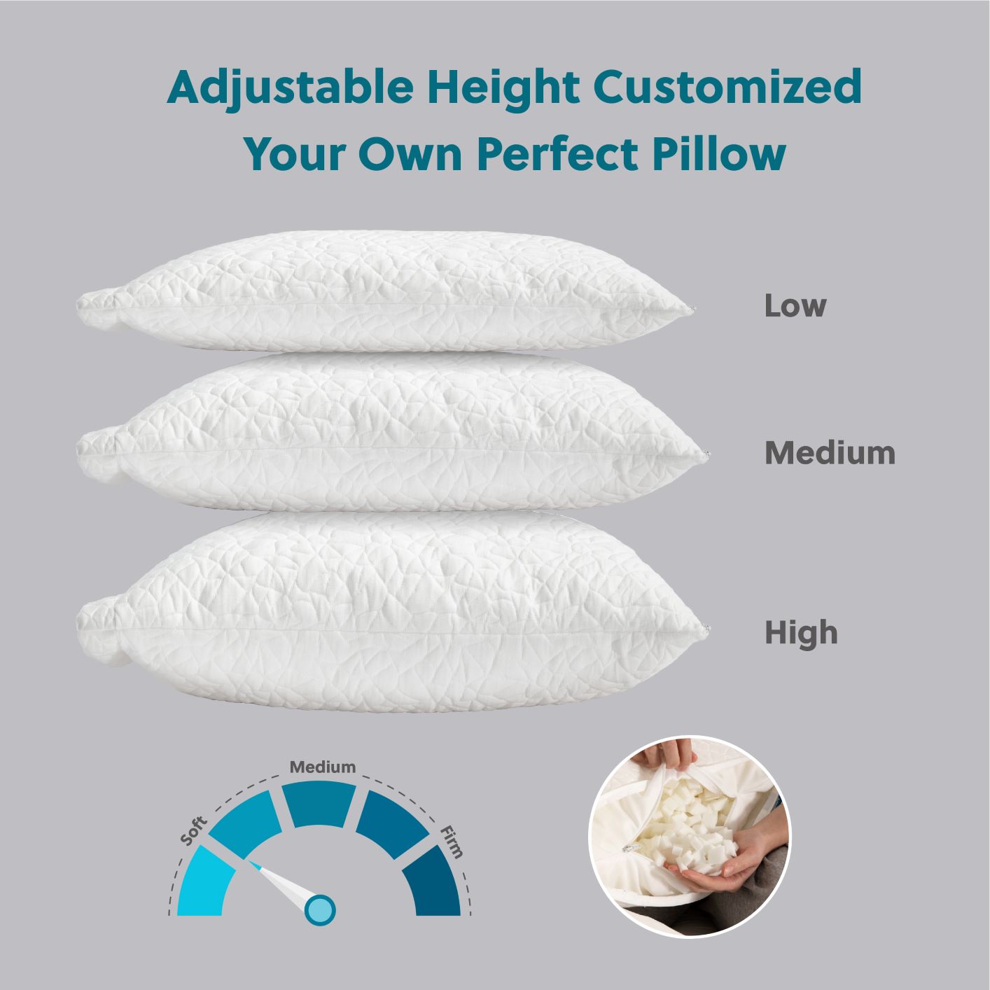 Bedsure Newly Launched Shredded Memory Foam Pillow Is the Perfect