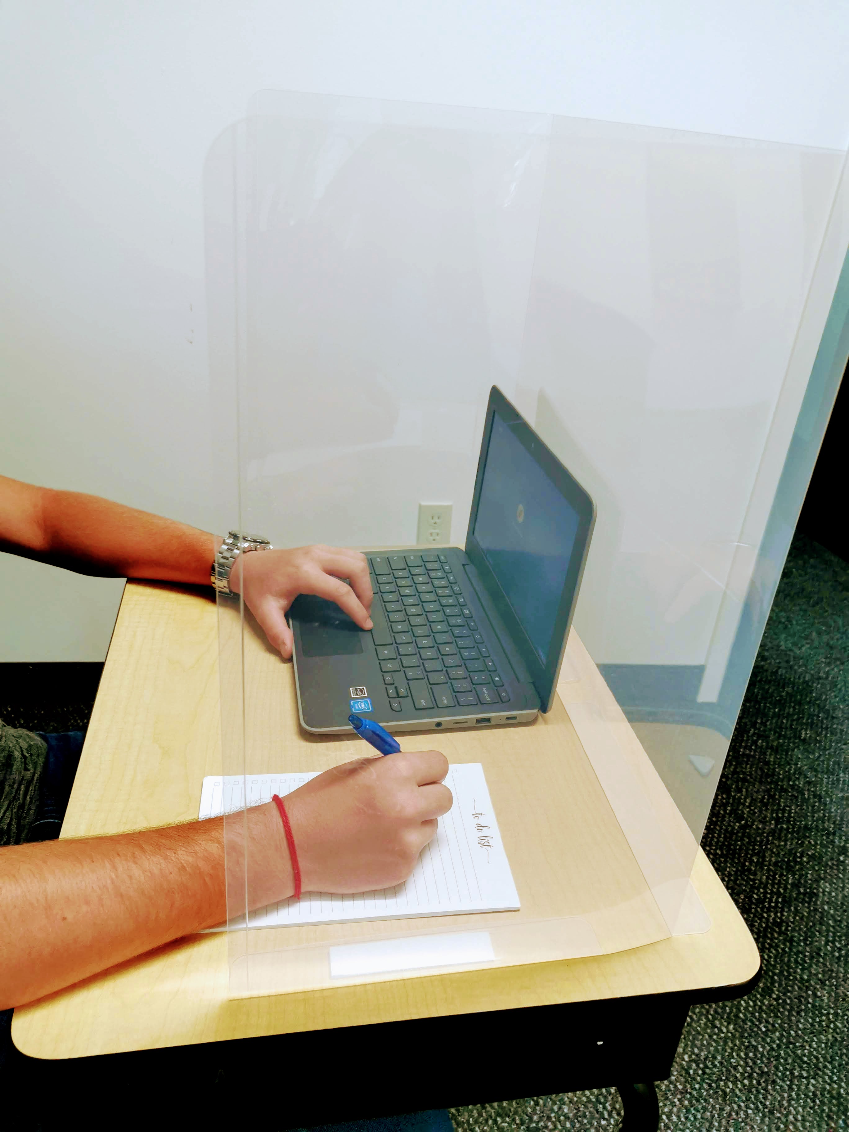 Diy Sneeze Guard For Student Desk / School Sneeze Guard, Student Desk Plexiglass Shield 25