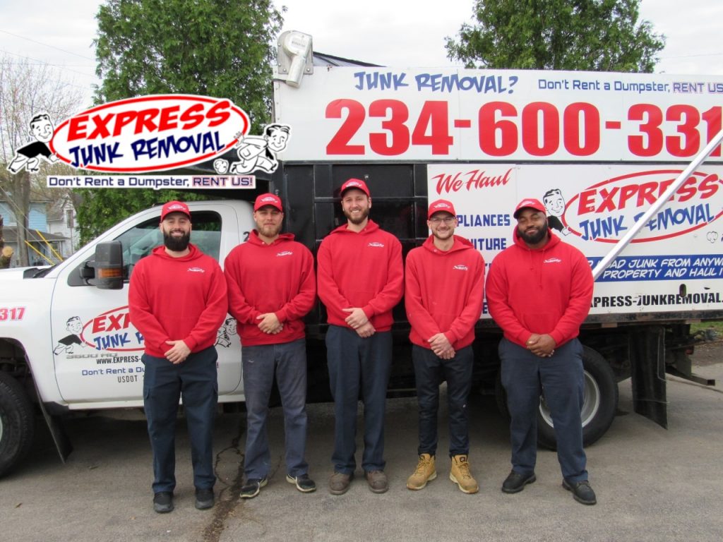 Express Junk Removal Celebrating 10 Years Servicing Youngstown with 5