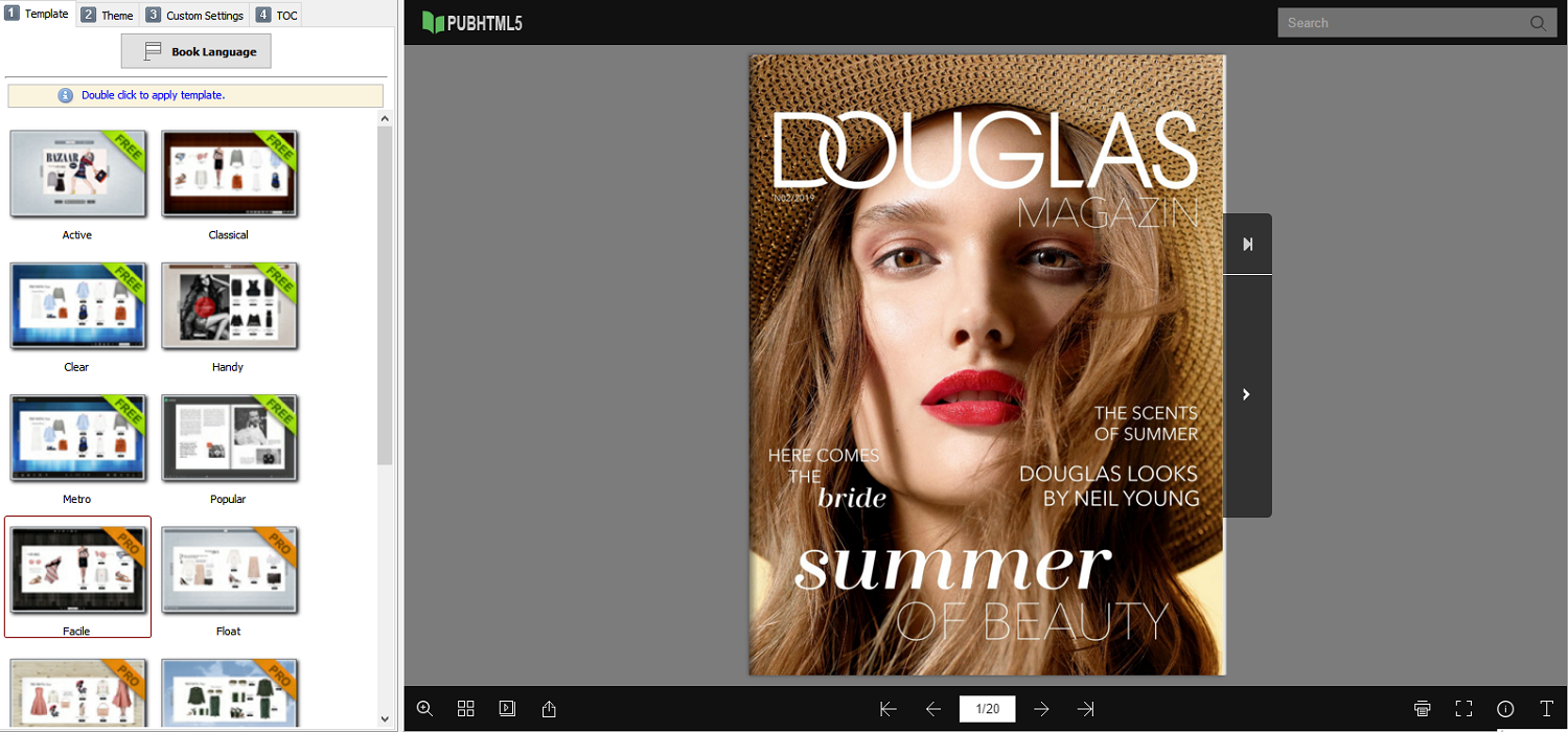 PubHTML5 makes it easy to publish digital magazines
