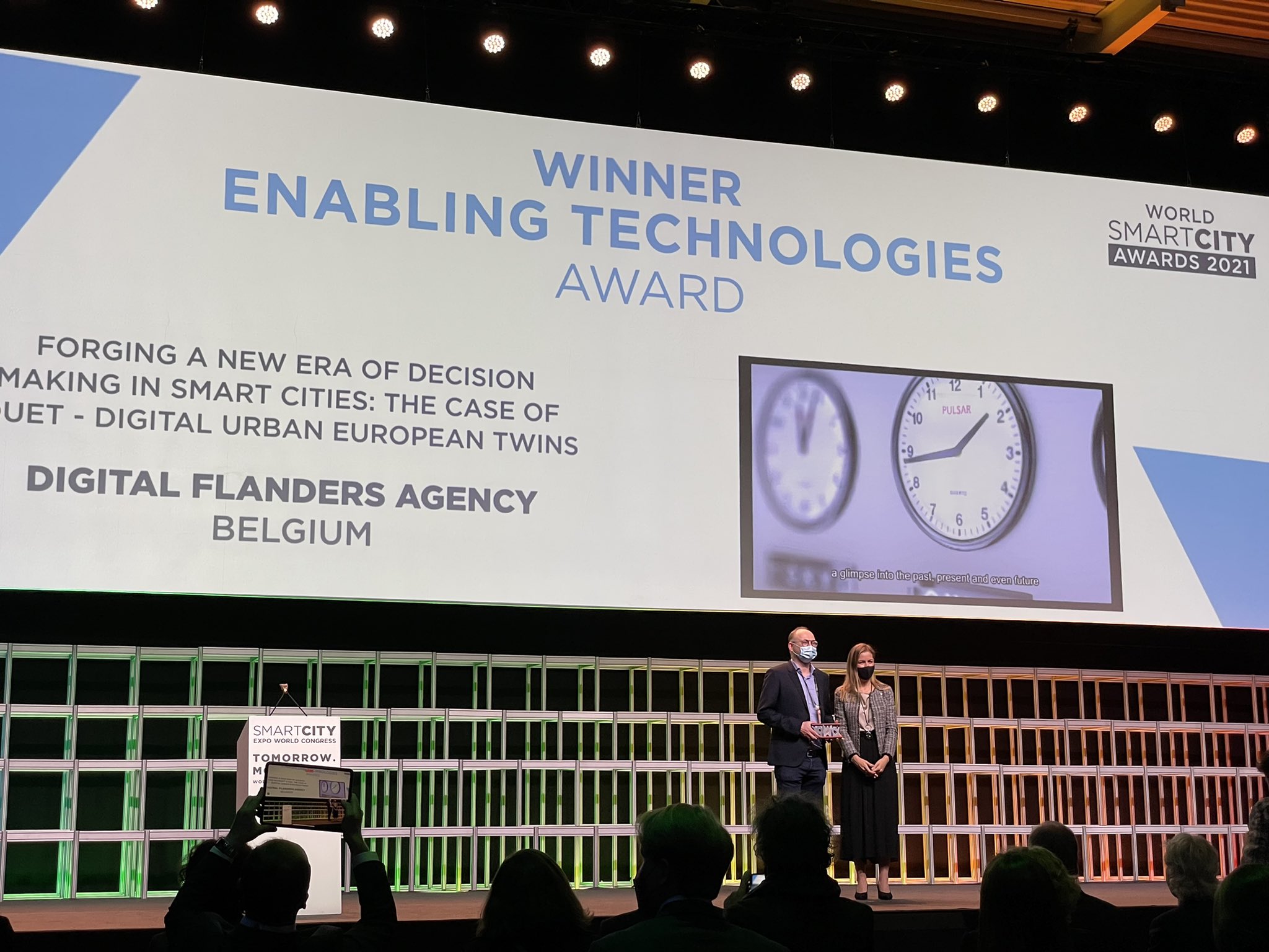 DUET Local Digital Twin Named Best Enabling Technology at World Smart