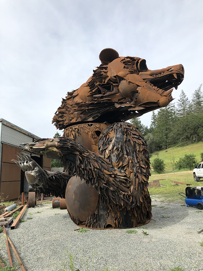 Ken Wilson to Install a 28-foot Bear Sculpture along Sonoma Highway in Kenwood, CA thumbnail