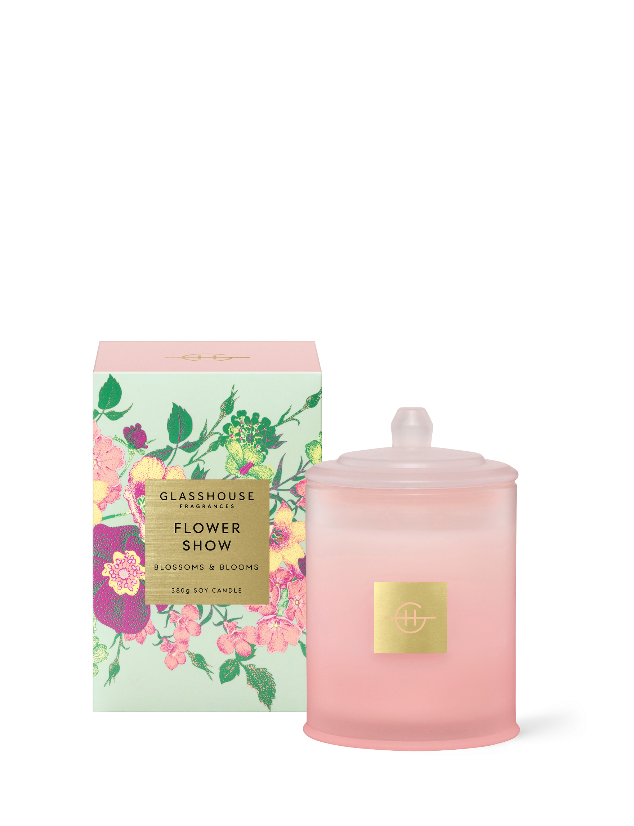 Glasshouse Fragrances Introduces Flower Show, an Exclusive TripleScented, BlossomInspired, Soy