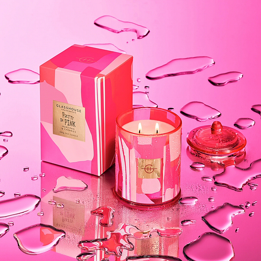 Glasshouse Fragrances Introduces a Limited-Edition, Summer Collection Candle Duo: Pool Party and Pretty in Pink